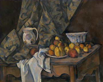  Cezanne Obras - Naturaleza muerta con florero Paul Cezanne